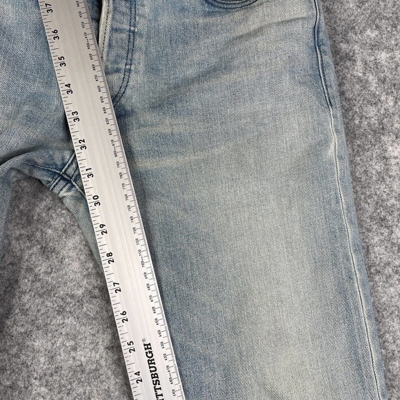 JOHN ELLIOT Light Wash Japanese Denim Men's Jeans Skinny Distressed 30 - Picture 5 of 10